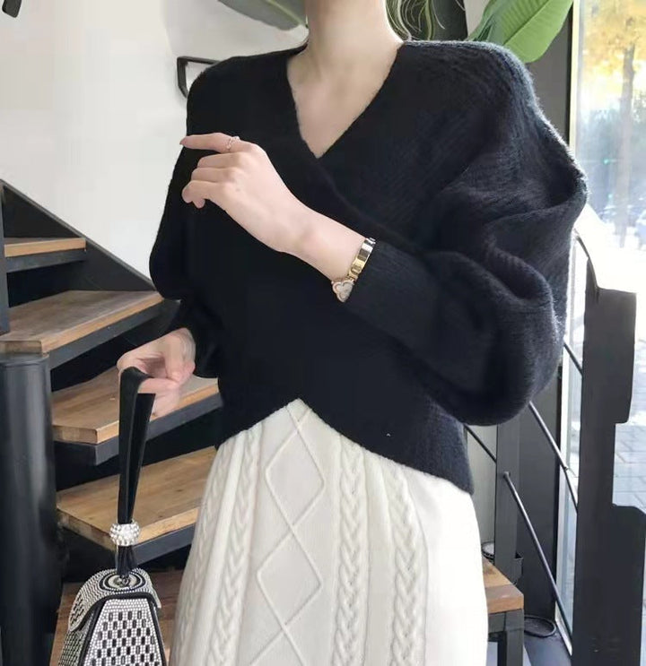 Elven™ | Pull en tricot croisé chic