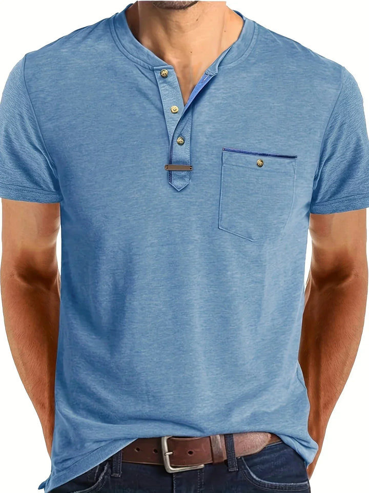 Elven™ | T-shirt col rond élégant avec poche