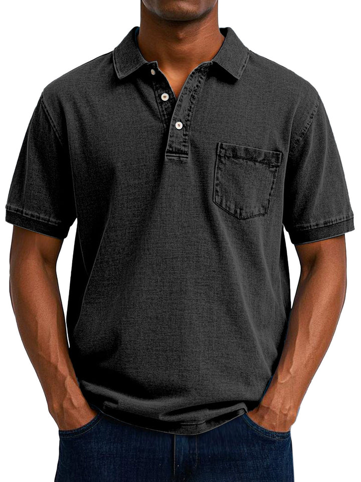 Elven™  - Chemise Polo Vintage Décontractée pour Homme