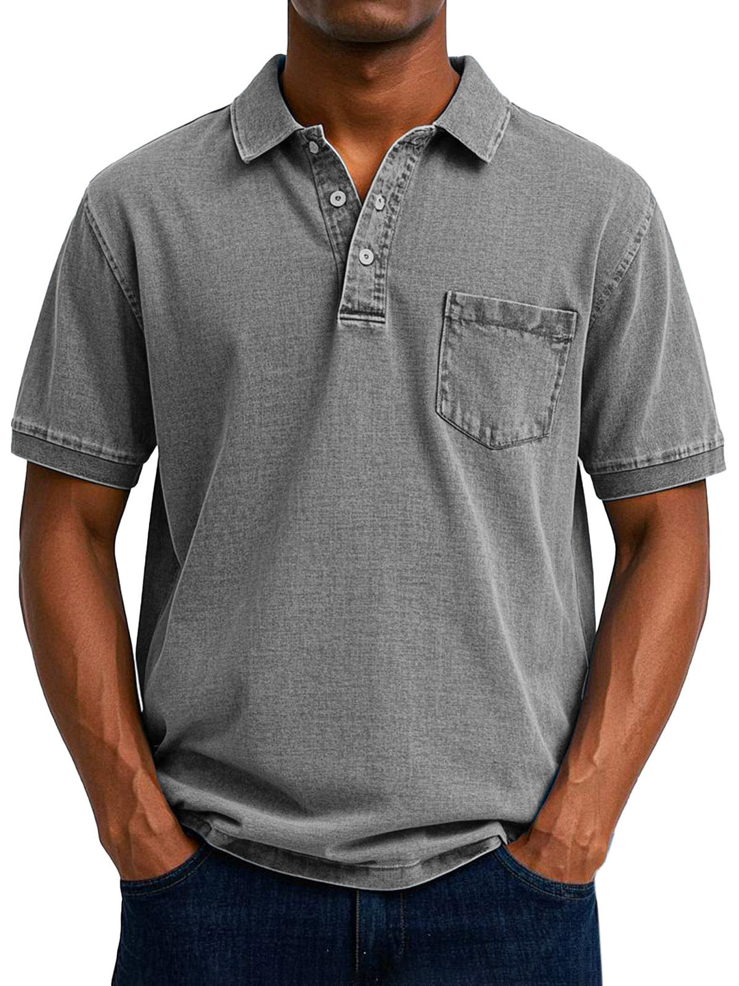 Elven™  - Chemise Polo Vintage Décontractée pour Homme