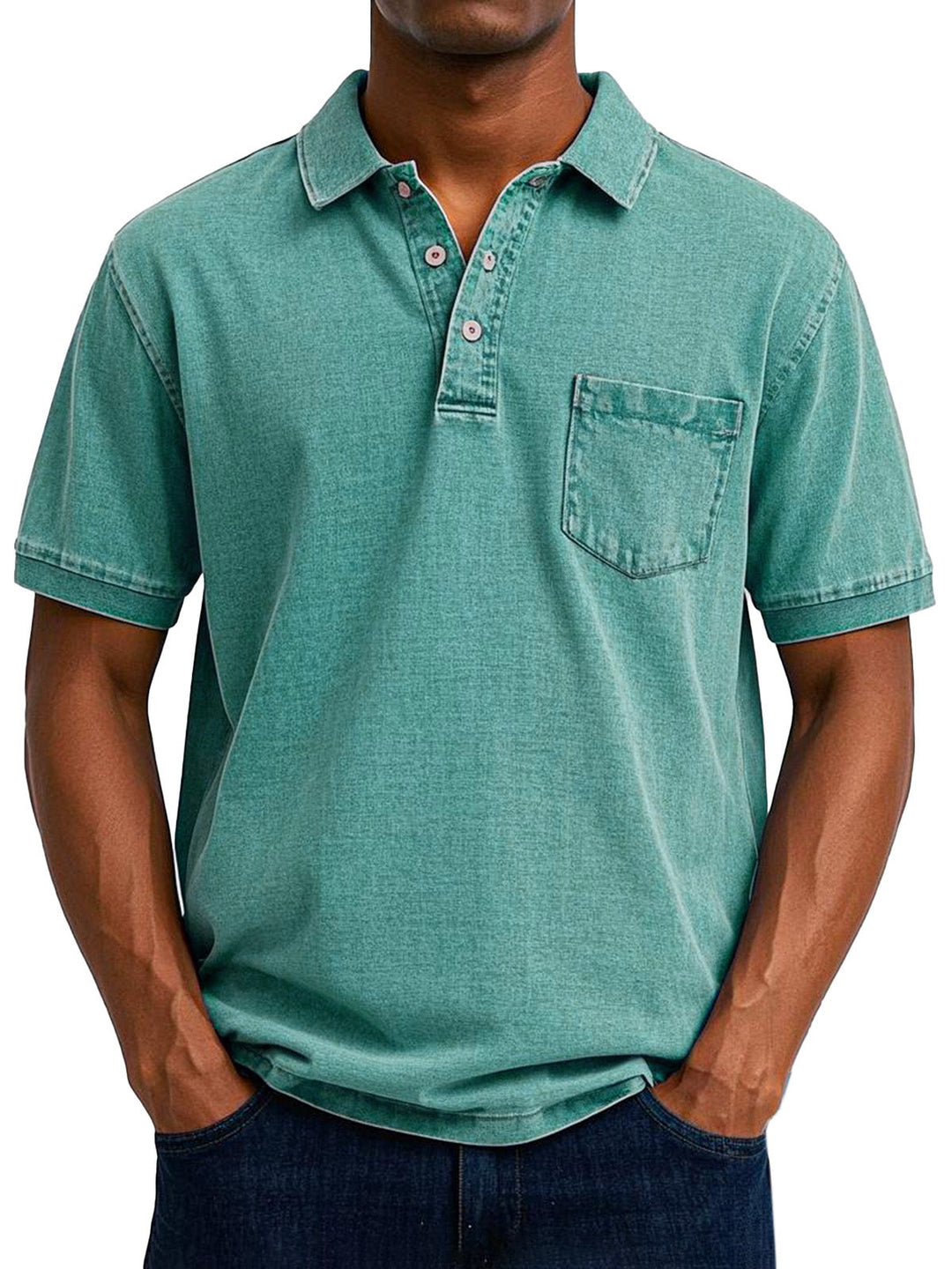 Elven™  - Chemise Polo Vintage Décontractée pour Homme