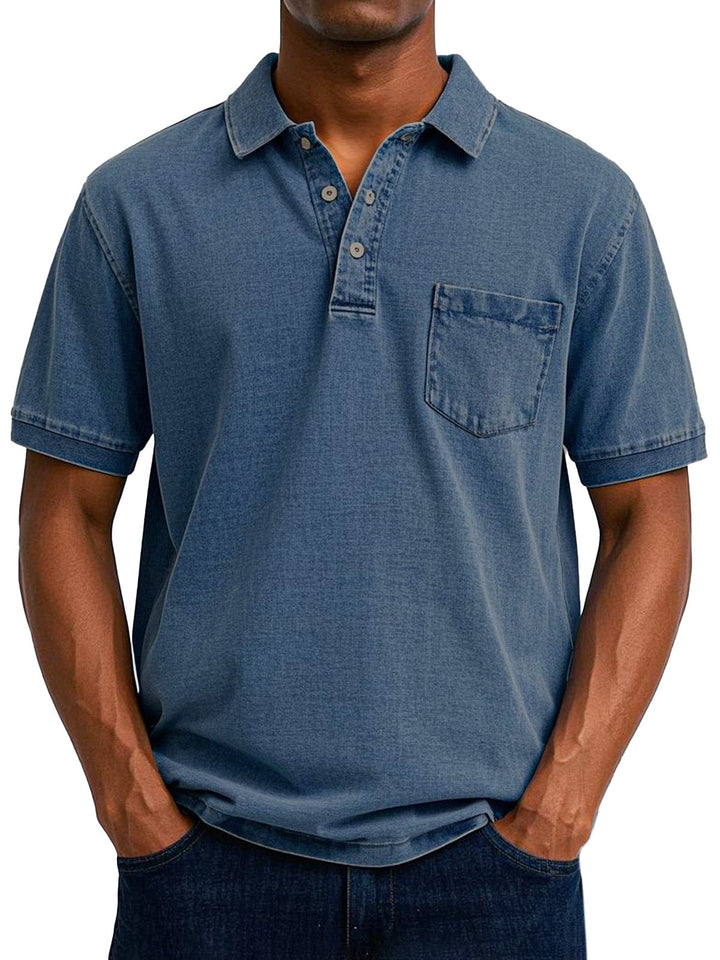 Elven™  - Chemise Polo Vintage Décontractée pour Homme