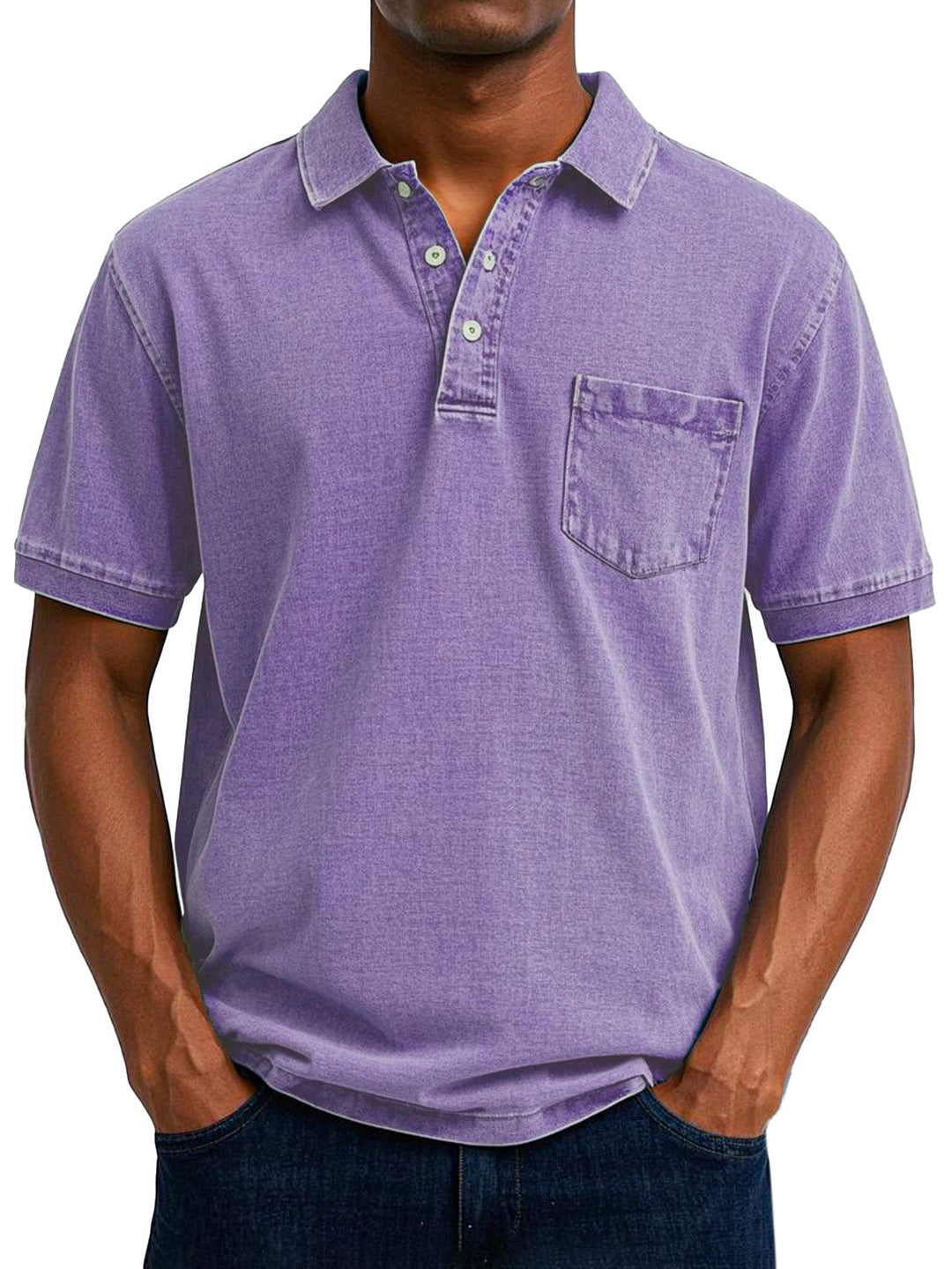 Elven™  - Chemise Polo Vintage Décontractée pour Homme