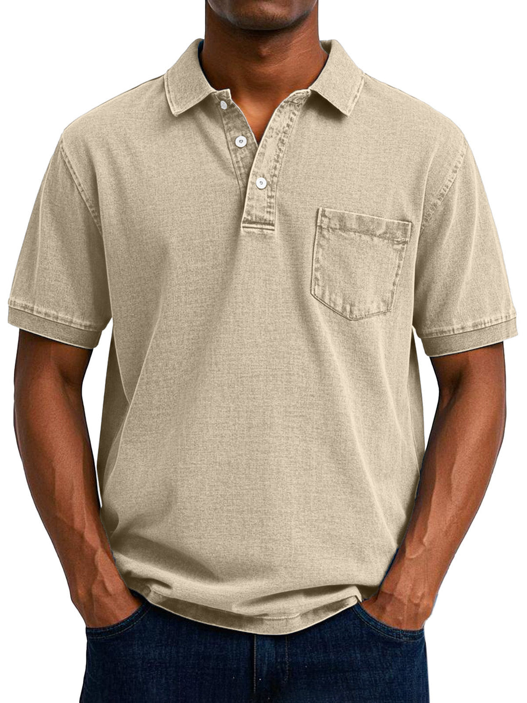 Elven™  - Chemise Polo Vintage Décontractée pour Homme