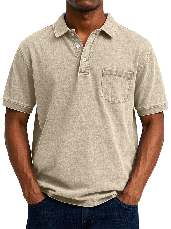 Elven™  - Chemise Polo Vintage Décontractée pour Homme