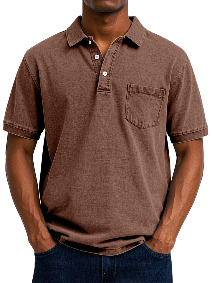 Elven™  - Chemise Polo Vintage Décontractée pour Homme