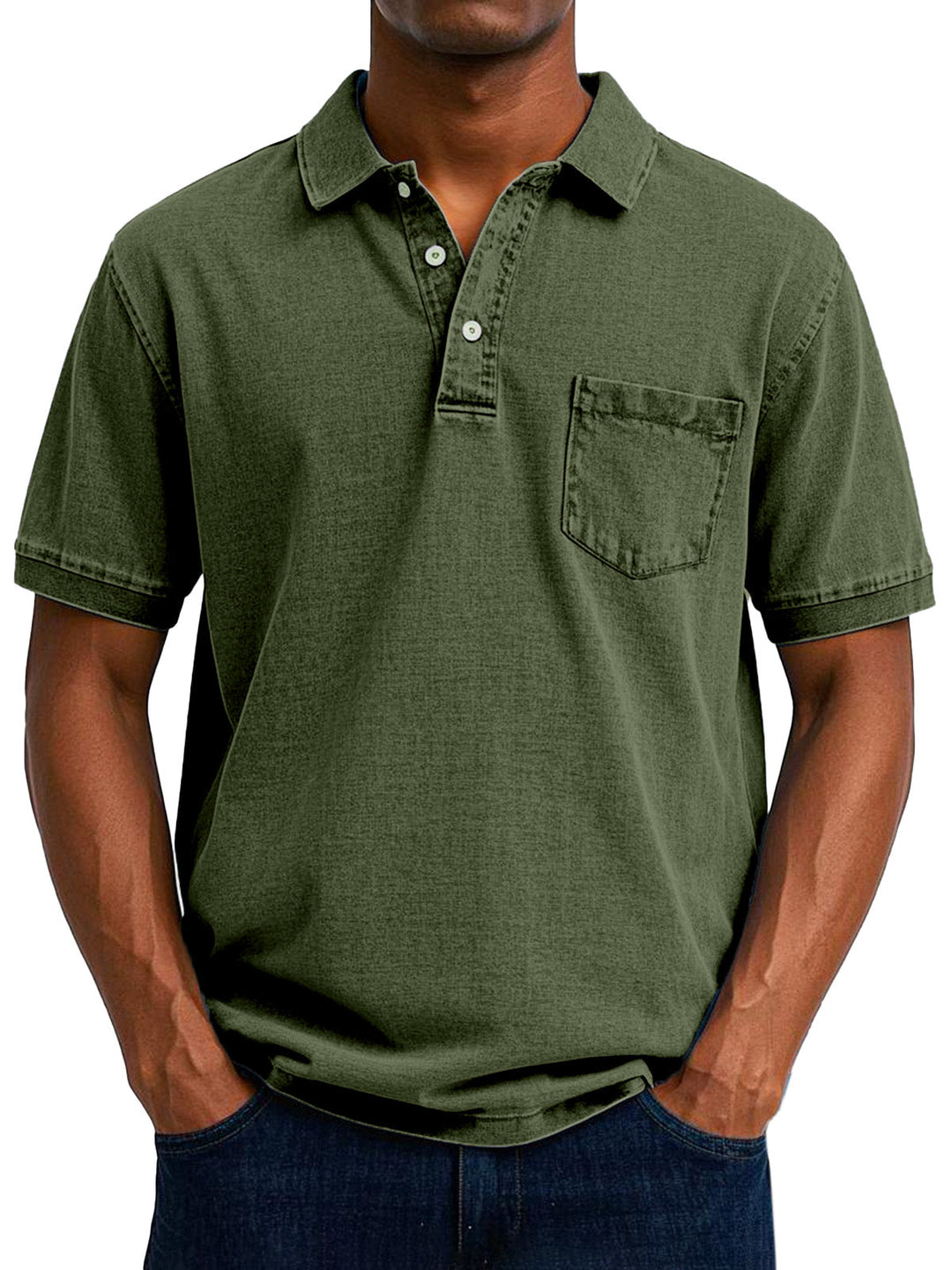 Elven™  - Chemise Polo Vintage Décontractée pour Homme