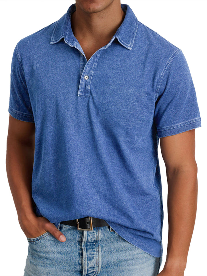Elven™ - Polo avec collier pour hommes