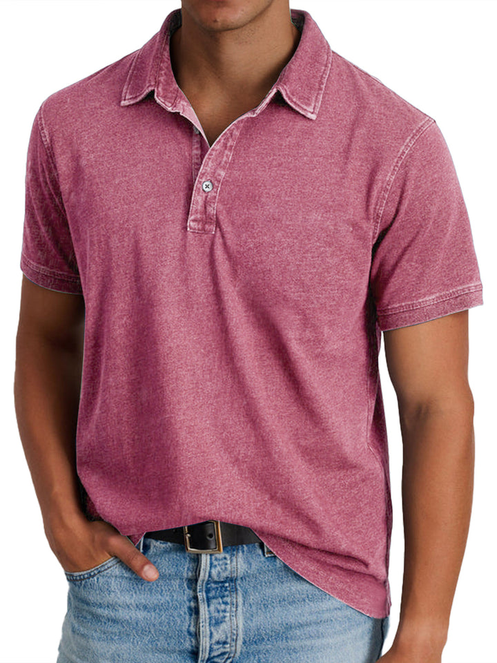 Elven™ - Polo avec collier pour hommes