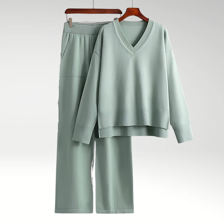 Elven™ | Luxe V-Neck Two Piece Set