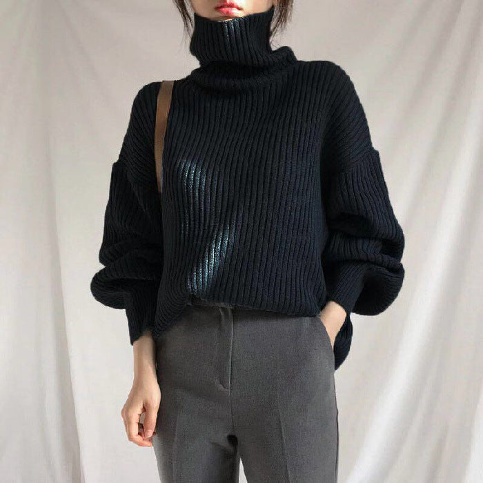 Elven™ | Luxe Pull à col roulé et à manches ballon