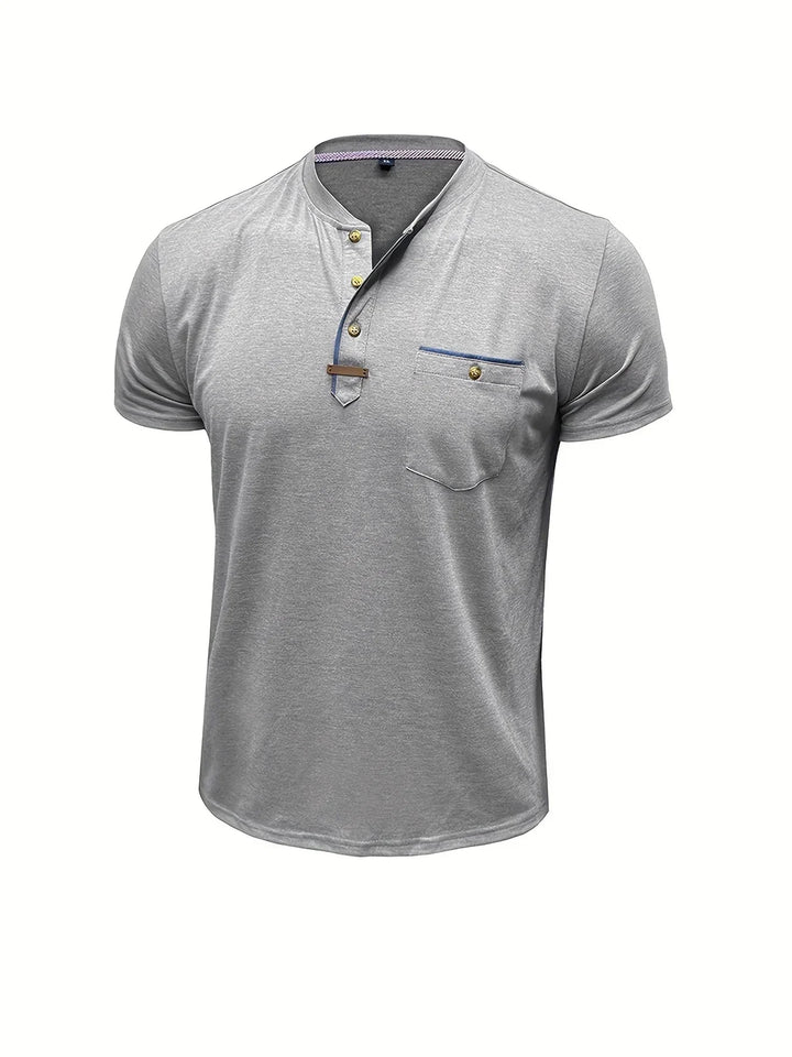 Elven™ | T-shirt col rond élégant avec poche
