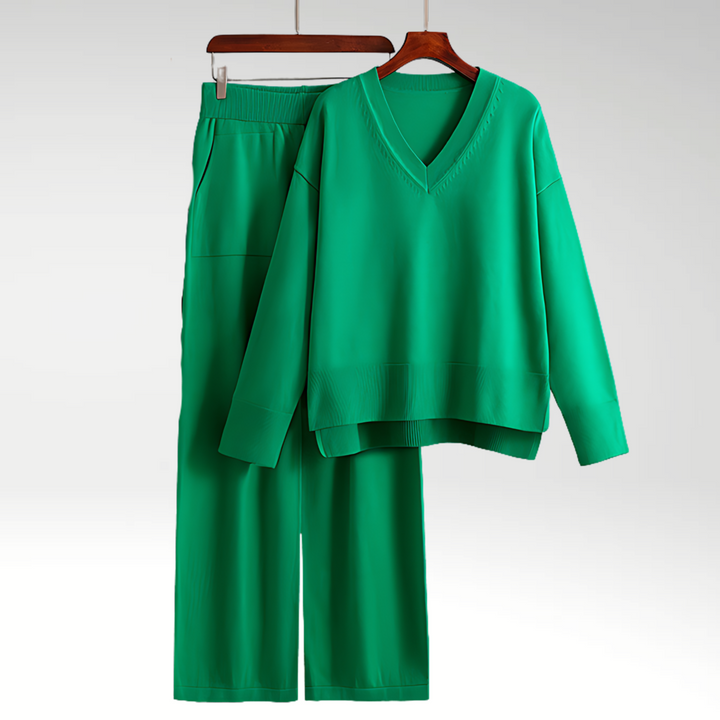 Elven™ | Luxe V-Neck Two Piece Set