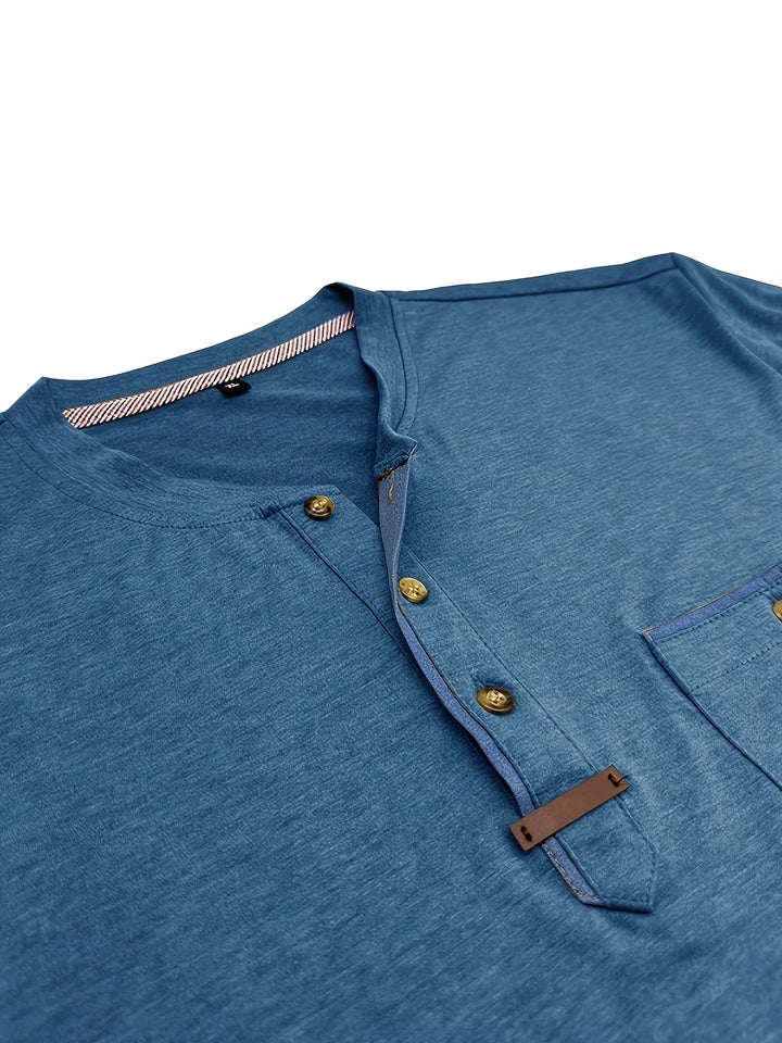 Elven™ | T-shirt col rond élégant avec poche