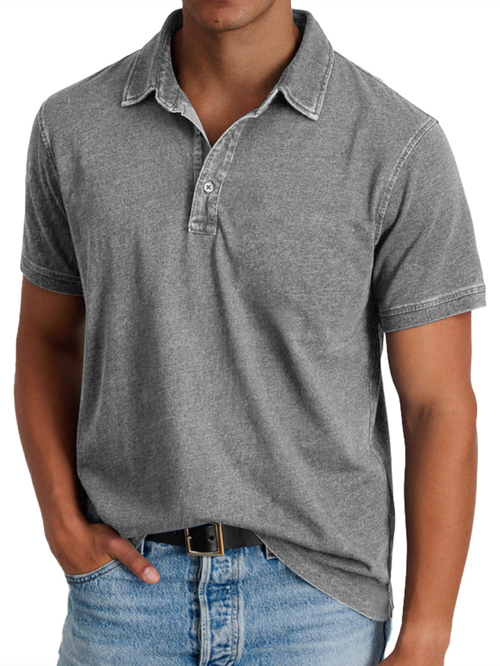 Elven™ - Polo avec collier pour hommes