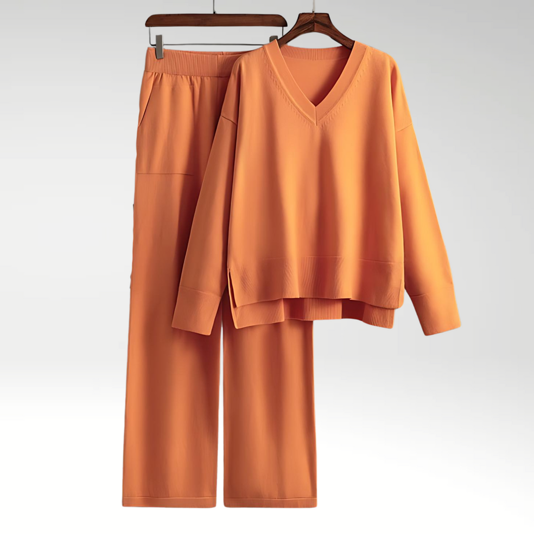 Elven™ | Luxe V-Neck Two Piece Set