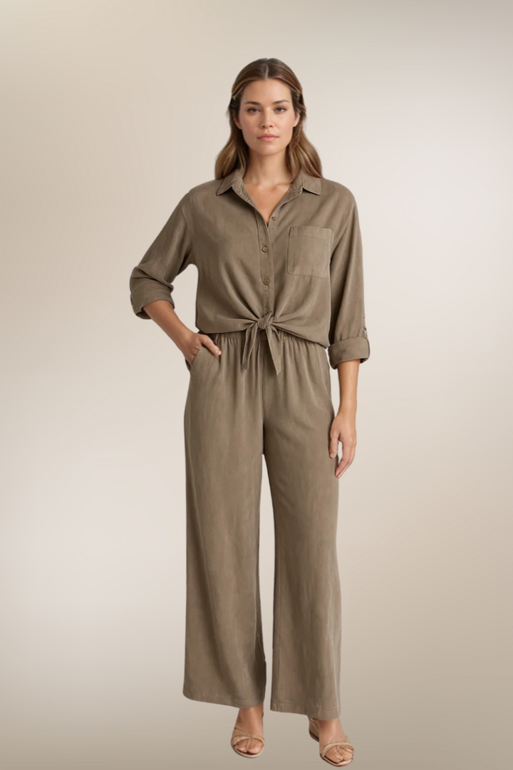 Élodie – Ensemble loungewear coton-lin