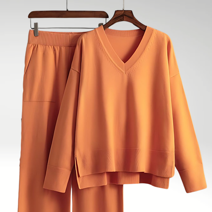 Elven™ | Luxe V-Neck Two Piece Set