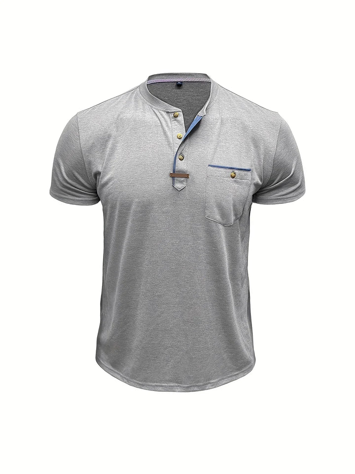 Elven™ | T-shirt col rond élégant avec poche