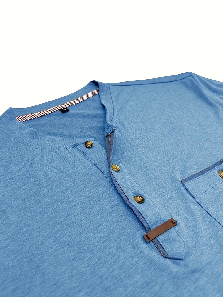 Elven™ | T-shirt col rond élégant avec poche