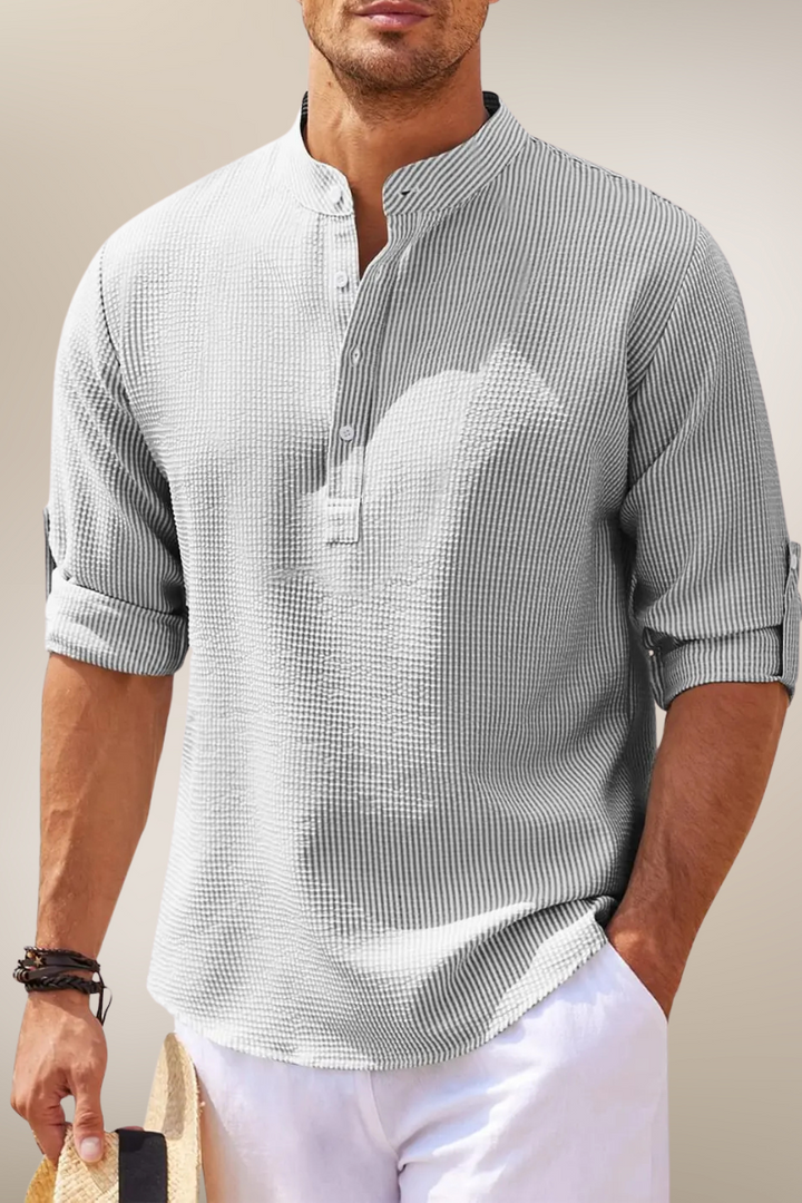 Maxime – Chemise en lin à boutons