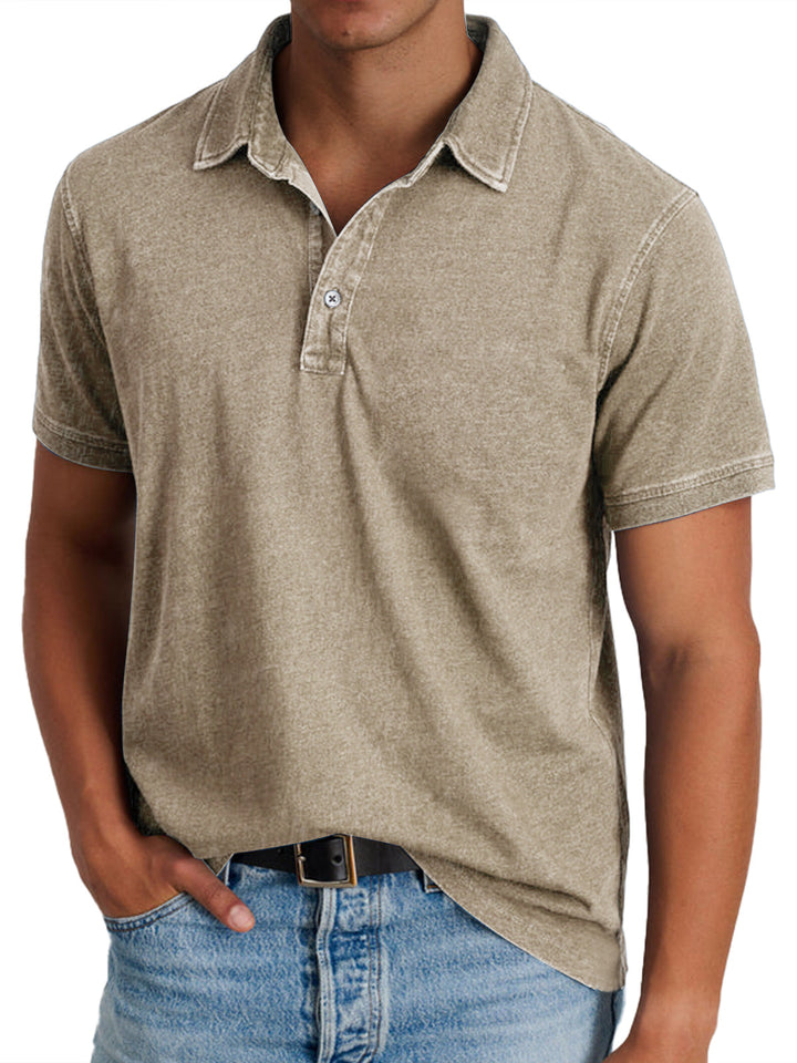 Elven™ - Polo avec collier pour hommes