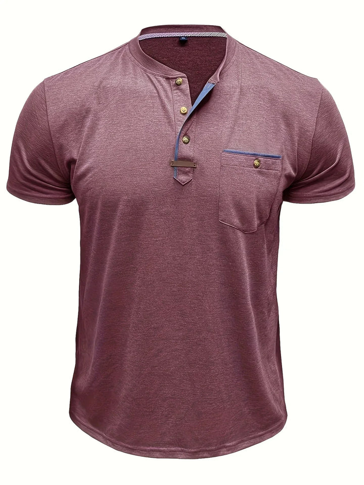Elven™ | T-shirt col rond élégant avec poche