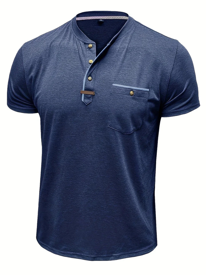 Elven™ | T-shirt col rond élégant avec poche