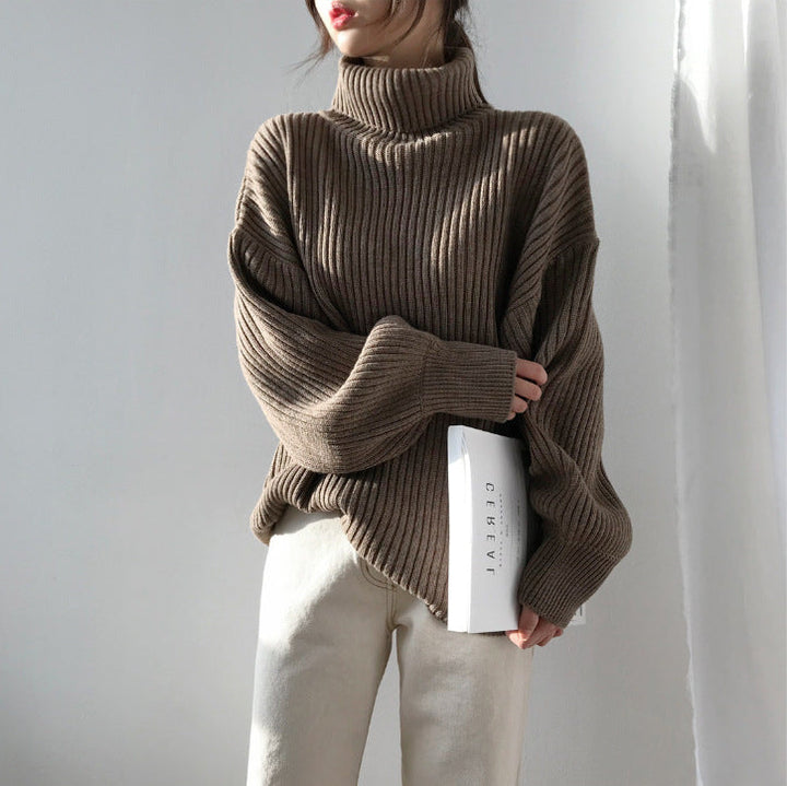 Elven™ | Luxe Pull à col roulé et à manches ballon