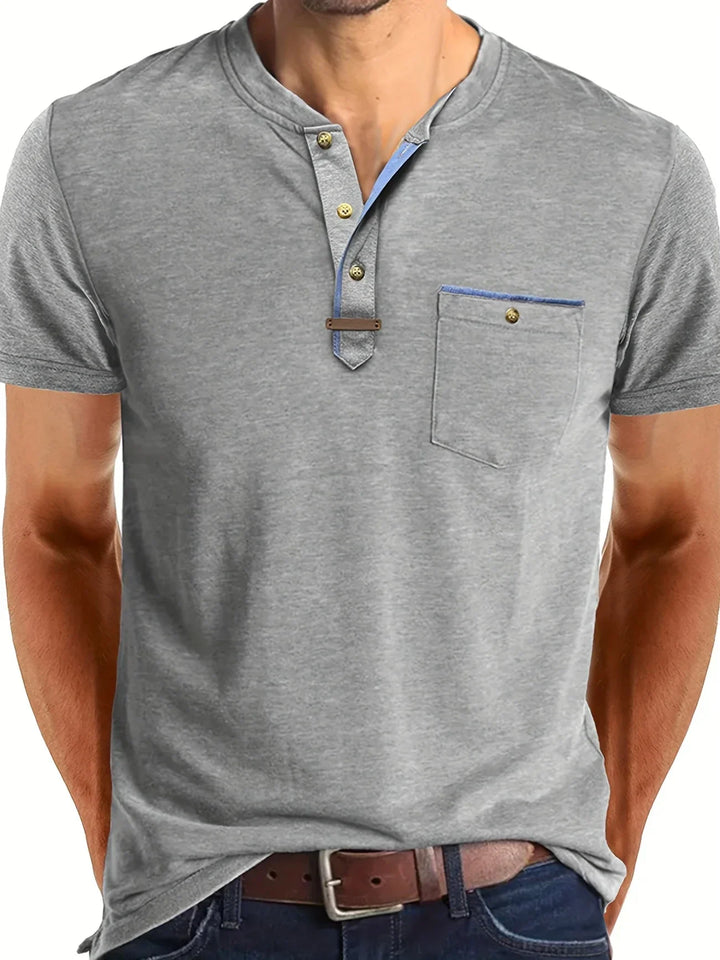 Elven™ | T-shirt col rond élégant avec poche