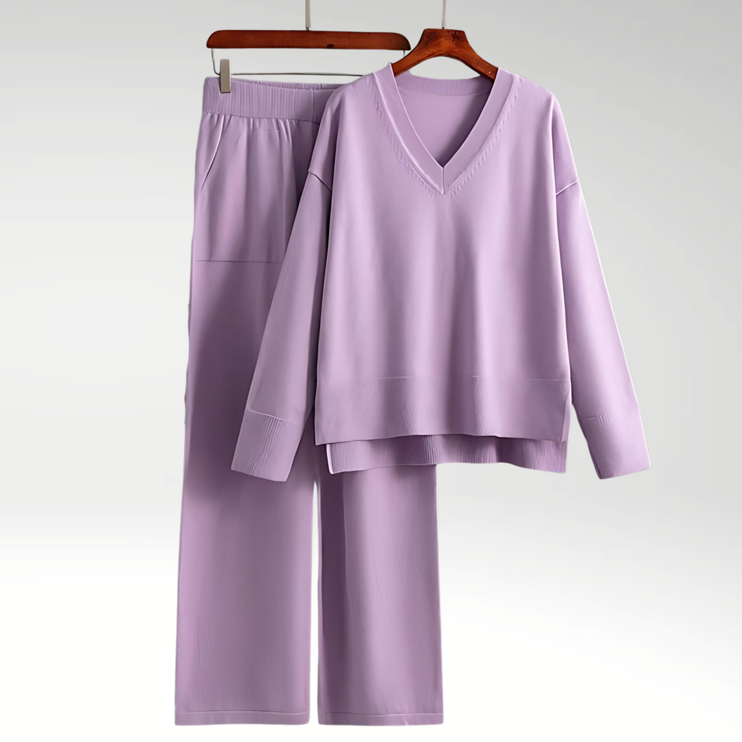 Elven™ | Luxe V-Neck Two Piece Set