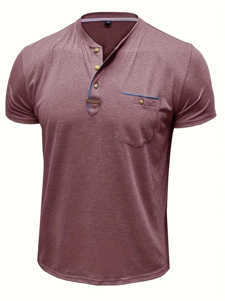 Elven™ | T-shirt col rond élégant avec poche