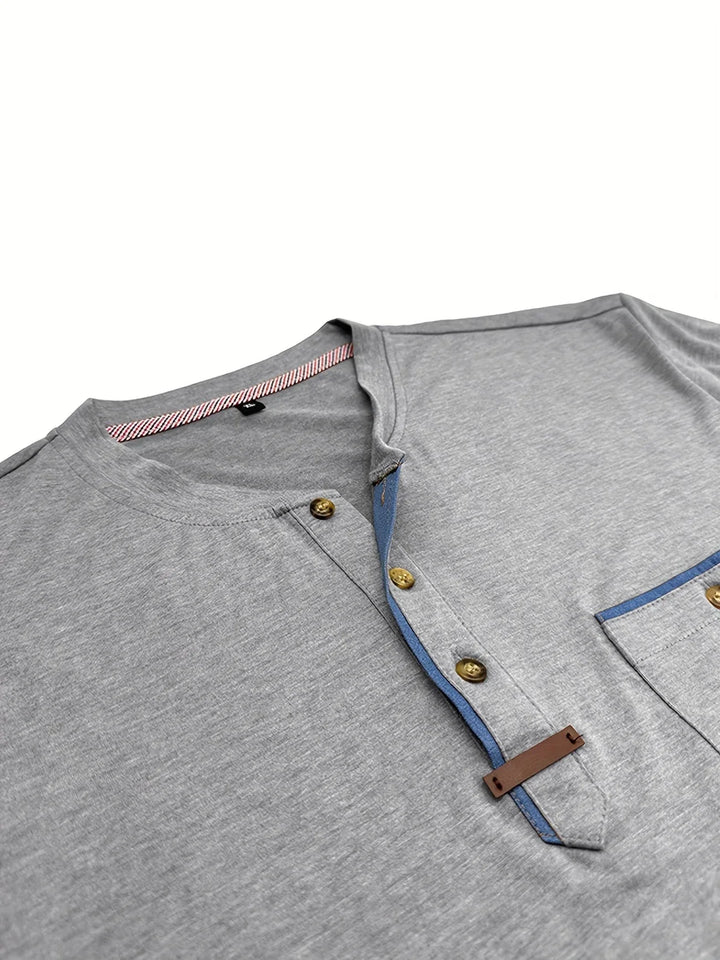 Elven™ | T-shirt col rond élégant avec poche