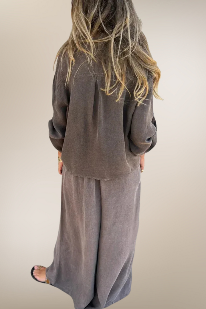 Élodie – Ensemble loungewear coton-lin