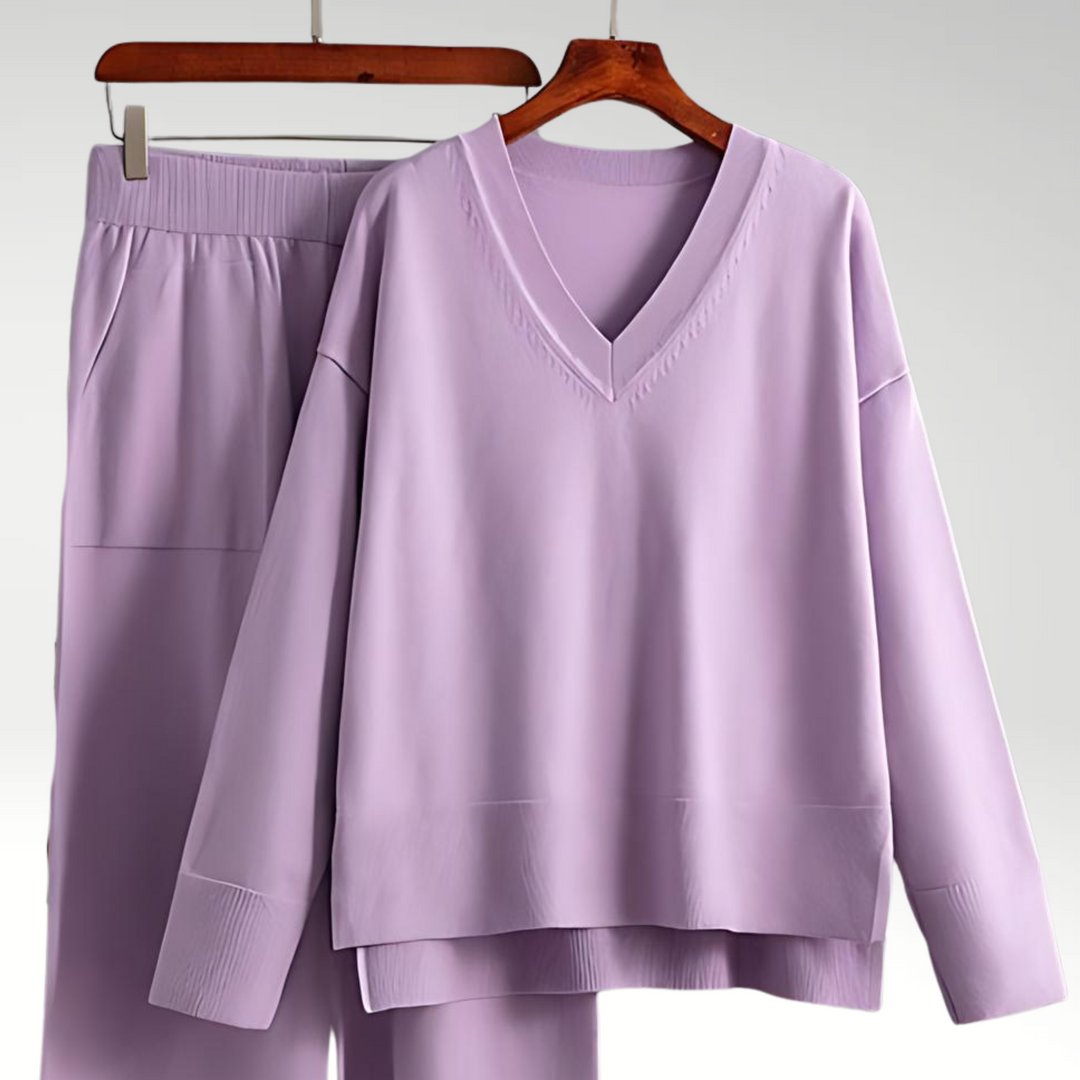 Elven™ | Luxe V-Neck Two Piece Set