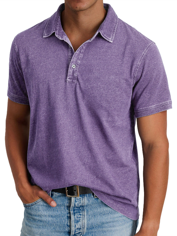 Elven™ - Polo avec collier pour hommes