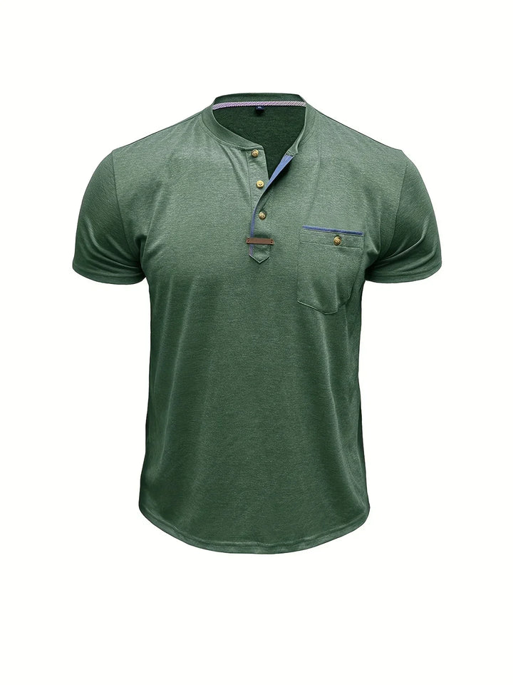 Elven™ | T-shirt col rond élégant avec poche