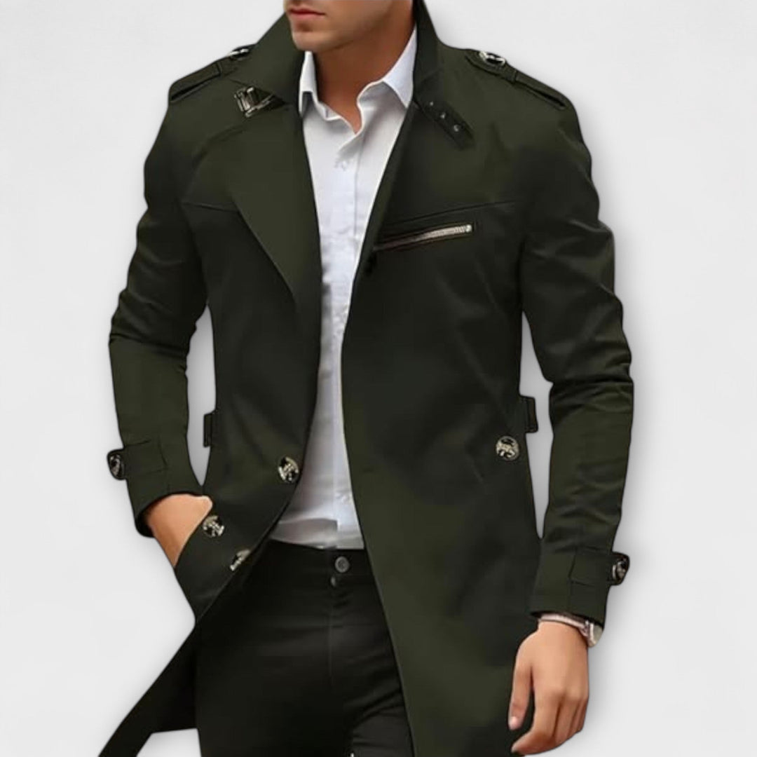 Henri™ | Trenchcoat en coton raffiné