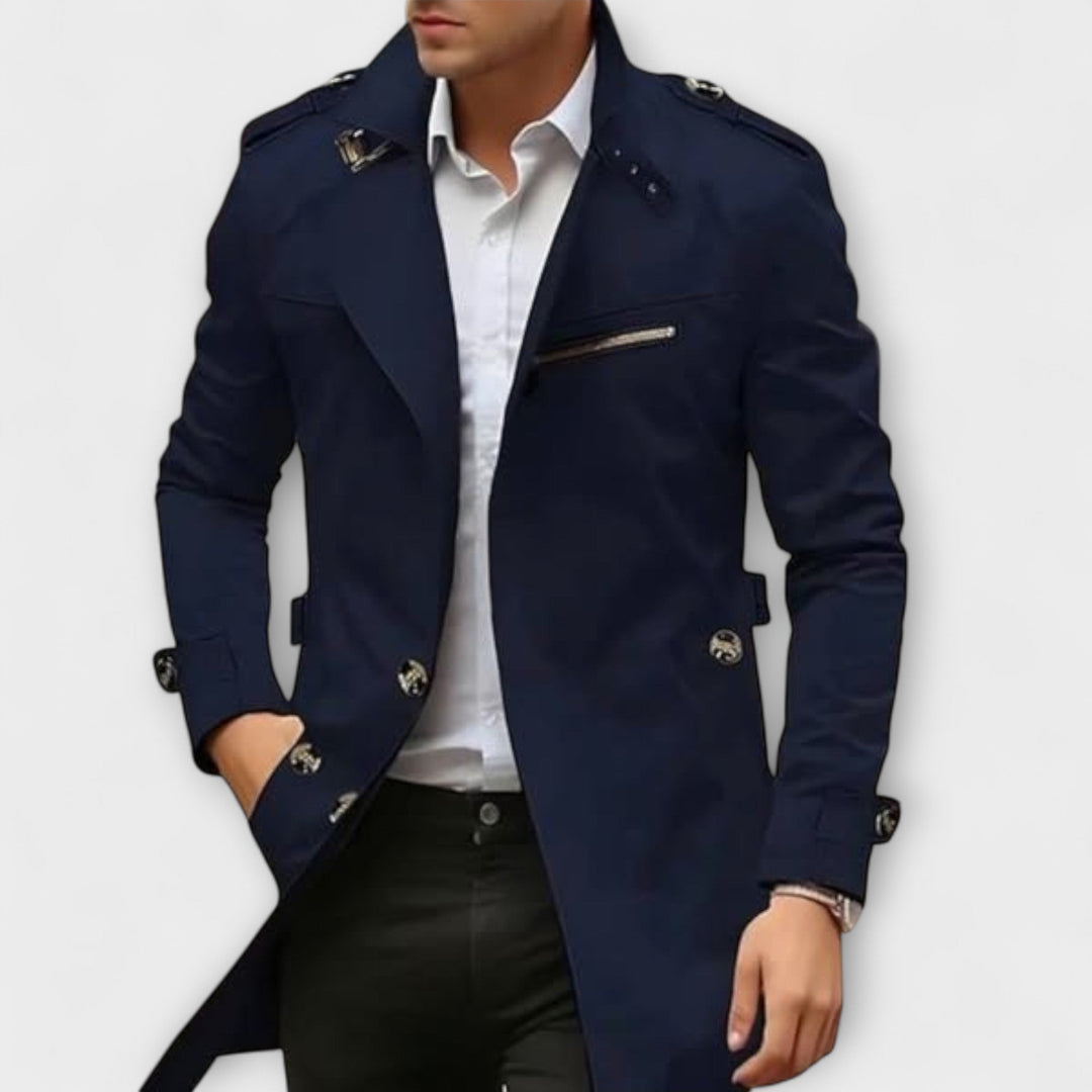 Henri™ | Trenchcoat en coton raffiné