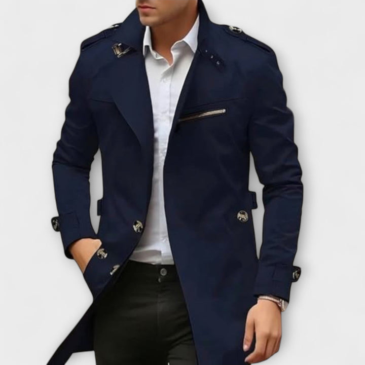 Henri™ | Trenchcoat en coton raffiné