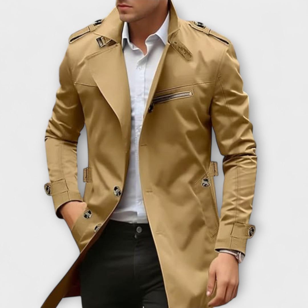 Henri™ | Trenchcoat en coton raffiné