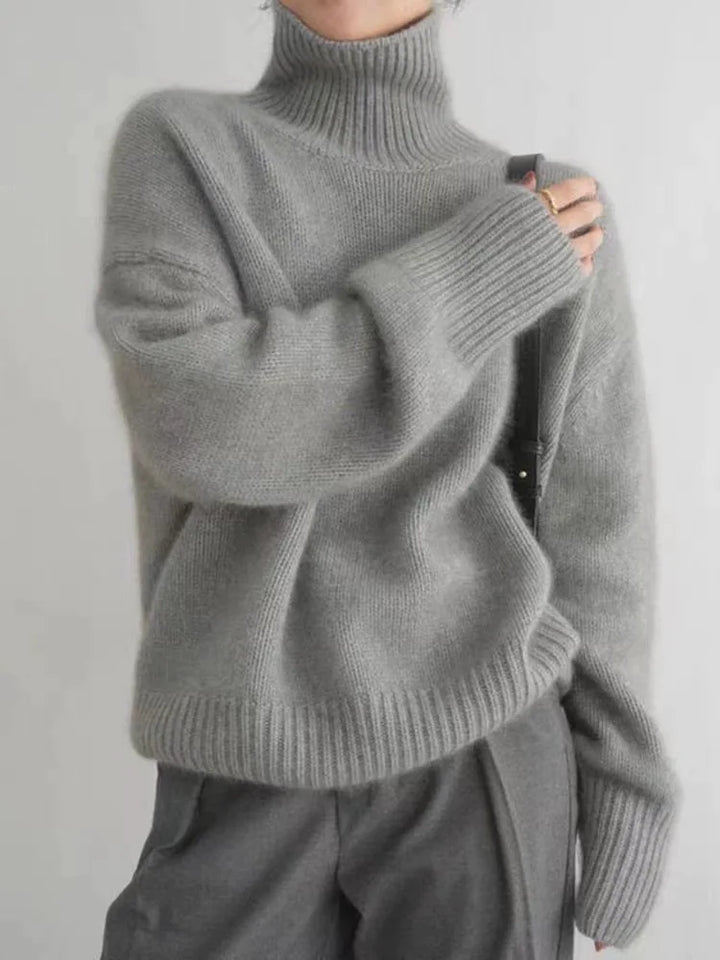 Isabella™ | Pull col roulé en cachemire