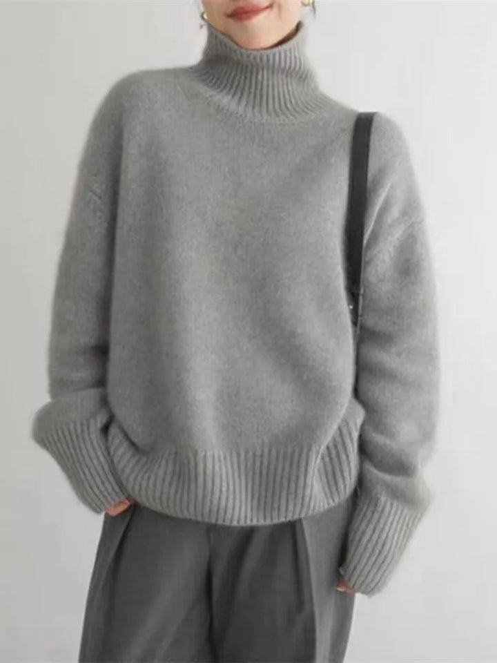 Isabella™ | Pull col roulé en cachemire