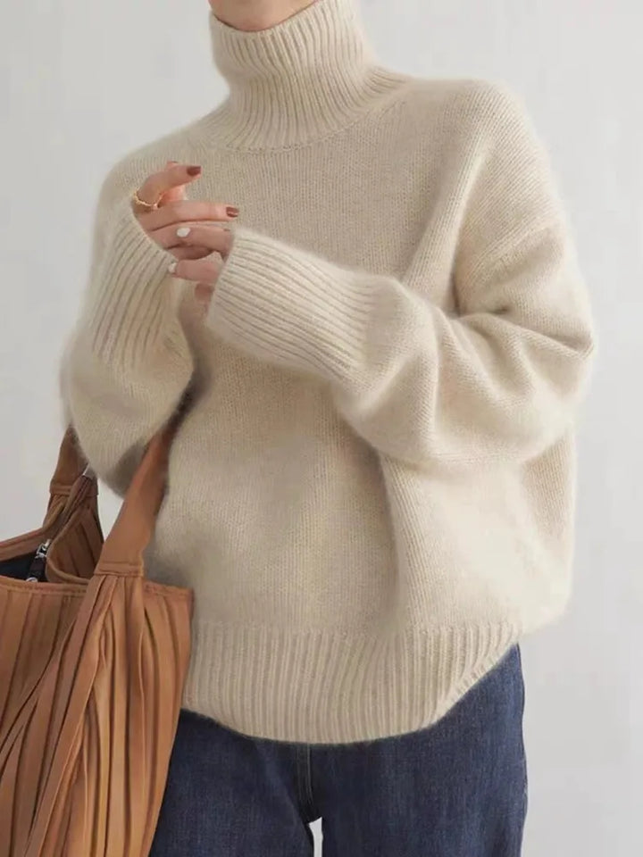 Isabella™ | Pull col roulé en cachemire