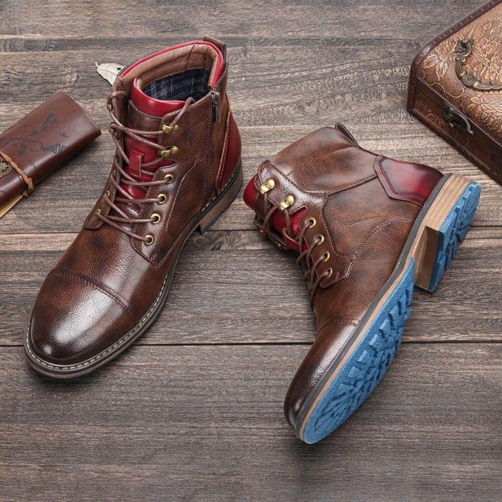 Samuel | Bottes Oxford en cuir haut de gamme
