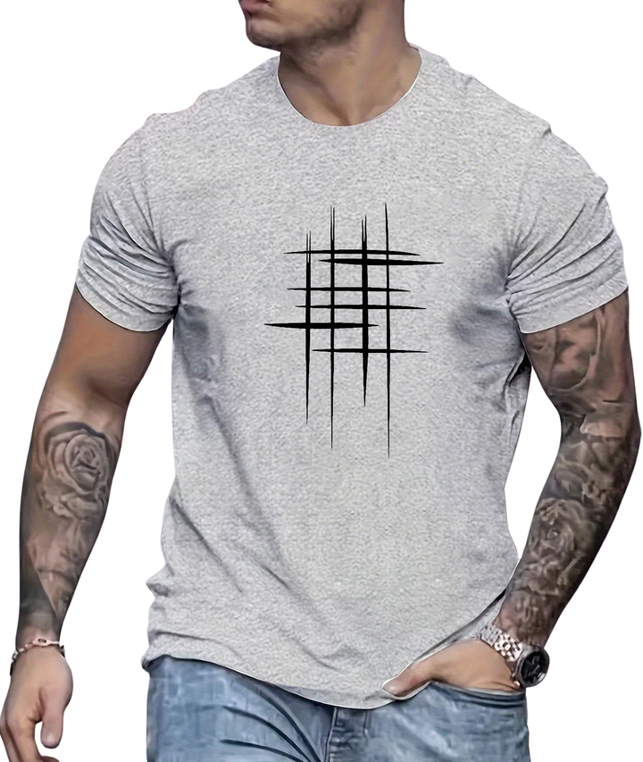 Elven™ | T-shirt élégant à col rond avec imprimé graphique