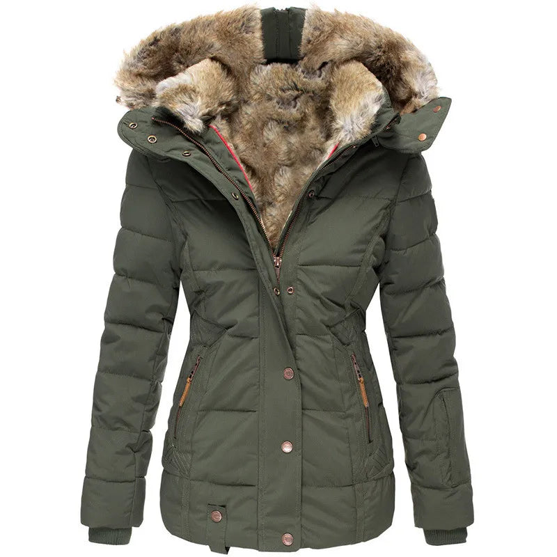 Elven™ | Manteau d'hiver chaud avec doublure en fourrure
