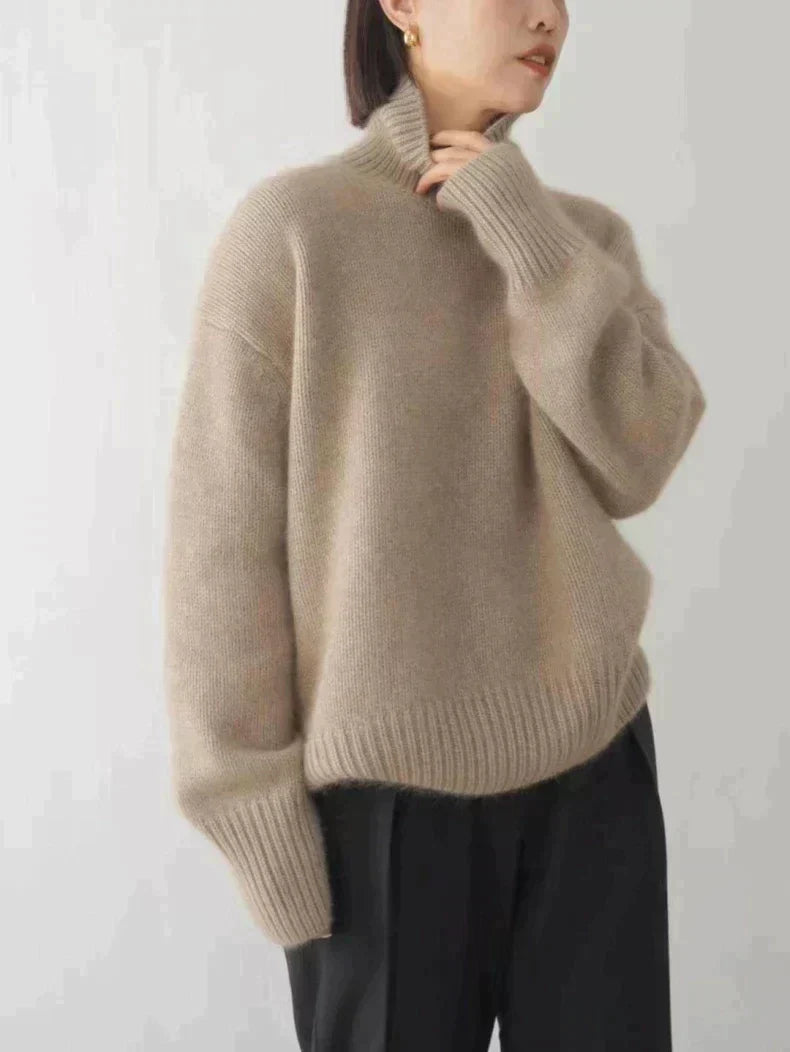 Isabella™ | Pull col roulé en cachemire