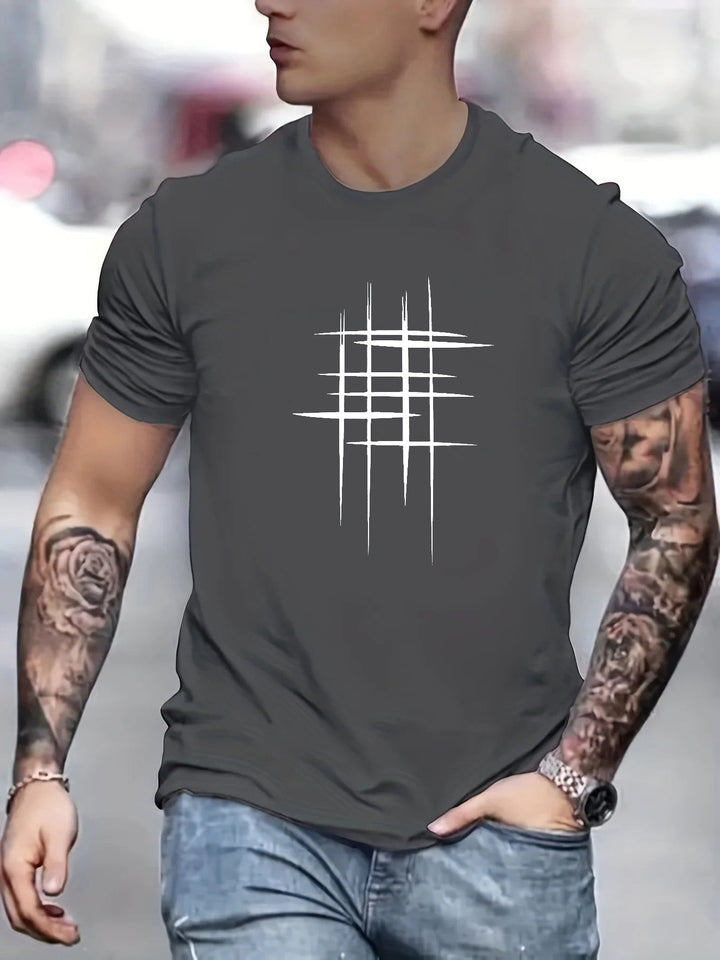Elven™ | T-shirt élégant à col rond avec imprimé graphique