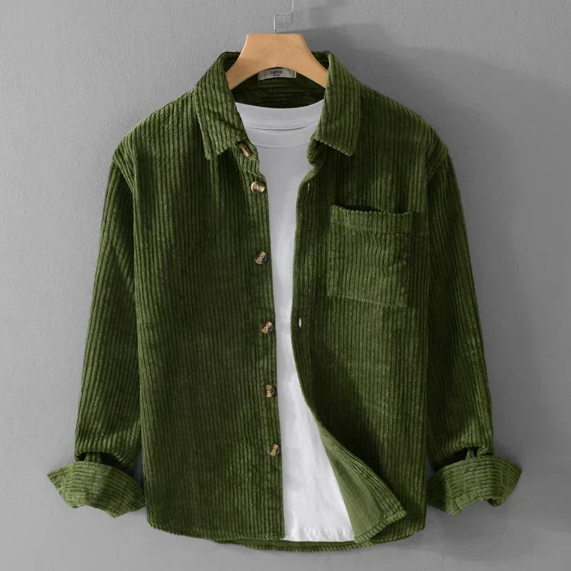 ELVEN PARIS | CHEMISE EN VELOURS CÔTELÉ
